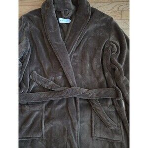Restoration Hardware Robe Plush Brown Luxury Comfy Cozy Elegant Lounge Size L